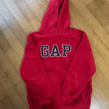GAP/후드티/빨간색/남성용/여성용