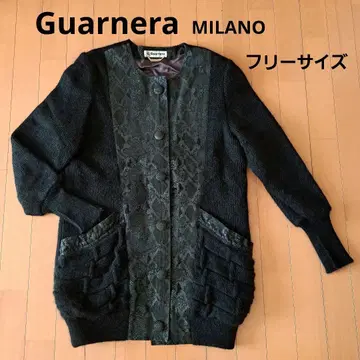 [ Guarnera ] 프리 사이즈 블랙 자켓