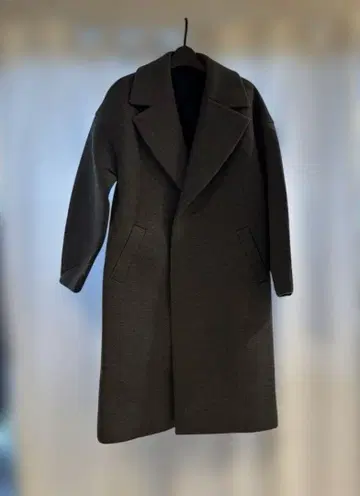 에부르 ebure 그레이 본딩 코트