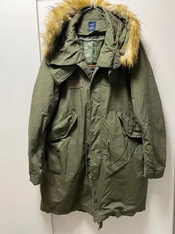 백 넘버 모즈 코트 라이너 포함 남성용 L 올리브