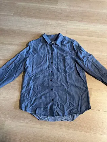 LACOSTE 블루 버튼 셔츠 사이즈 40