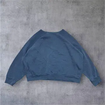 USA 구제 의류 90s 무지 맨투맨 래글런 짧은 기장 노코어 Y2k