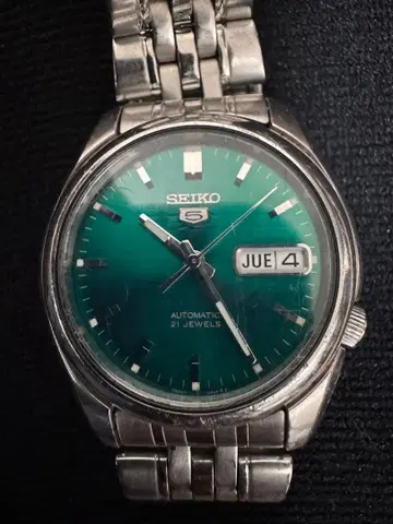 [ 가동품 ] SEIKO 5 자동 와인딩 손목시계