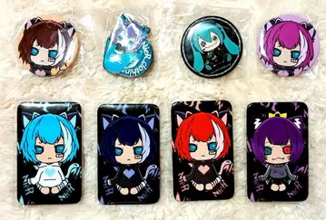 NieR 의인화 배지 핀 배지 8개 세트