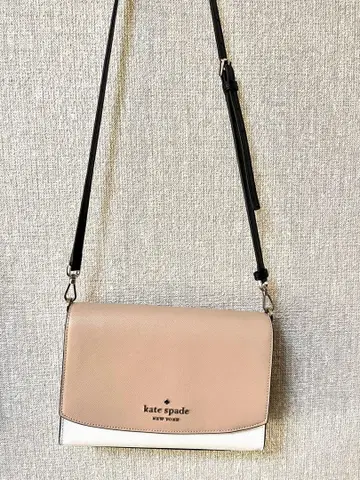케이트 스페이드 숄더백 베이지/화이트