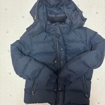 유나이티드 애로우즈 AUTHENTIC WEAR 네이비 다운 자켓