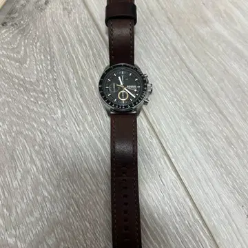 파슬 DECKER 크로노그래프 브라운 가죽 워치