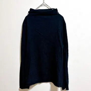 팜스 인터내셔널 티셔츠 면 100% 네이비 일본제 긴팔