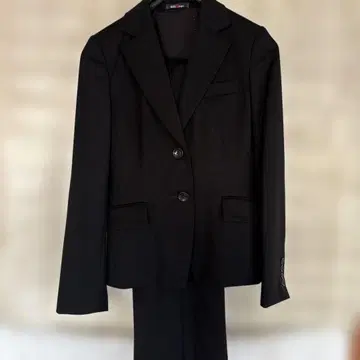 VIVI leurs 블랙 비즈니스 정장 상하의