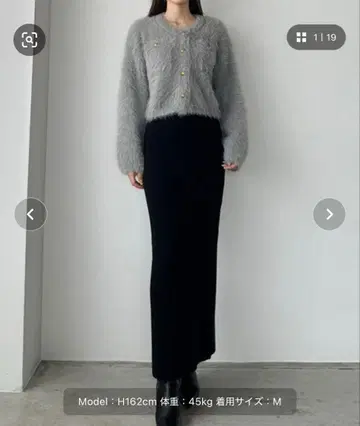 [ 시착만 한 상품 ] Loure 타이트 스커트 블랙