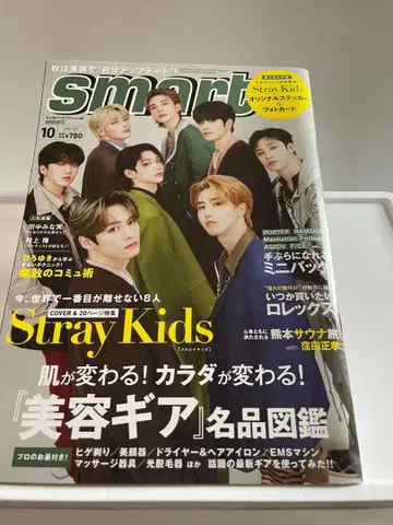 잡지 [smart] StrayKids 표지 트임 부록 포함 2권 세트