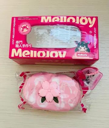 mellojoy 스퀴즈 반숙 치즈 벚꽃 그림자