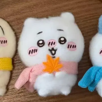치이카와 중국 miniso 한정판 마스코트 봉제 인형 머플러 치이카와