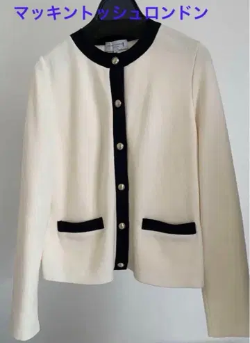 매킨토시 런던 아이보리 가디건