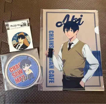 체인소 맨 카페 예약 특전 클리어 파일 드링크 특전 코스터 하야카와 아키