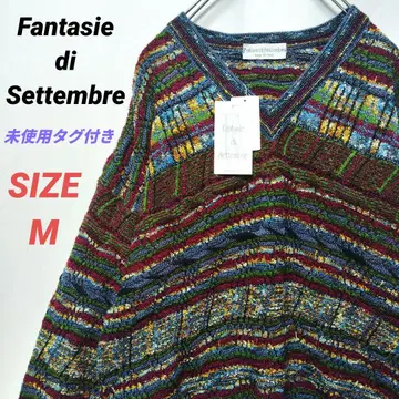 미사용 Fantasie di Settembre 니트 스웨터 멀티 컬러