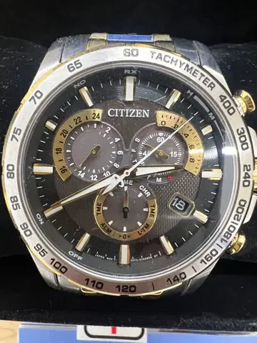 CITIZEN 태키미터 크로노그래프 손목시계