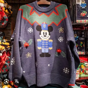 미키마우스 크리스마스 니트 스웨터 2024