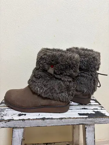 미사용 cubanas 캬바쿠라 부츠 다크 브라운 36 23cm 상당