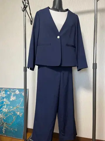 이에나 네이비 셋업 팬츠