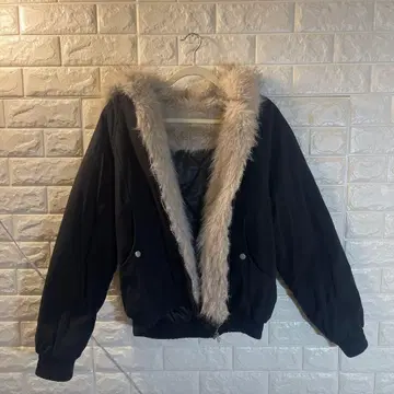 블루종 퍼 점퍼