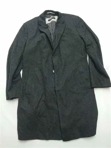 휴고보스 THE STRATUS1 울 코트 남성용 54 블랙