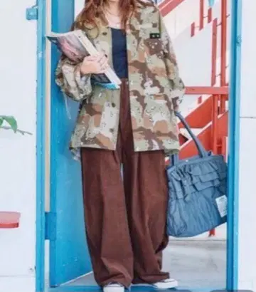 니코앤드 턱모레 팬츠 M 브라운