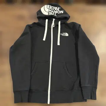 THE NORTH FACE 블랙 후드티 풀 집업