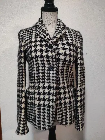 1 아스펜지 ASPESI 격자 무늬 자켓 E