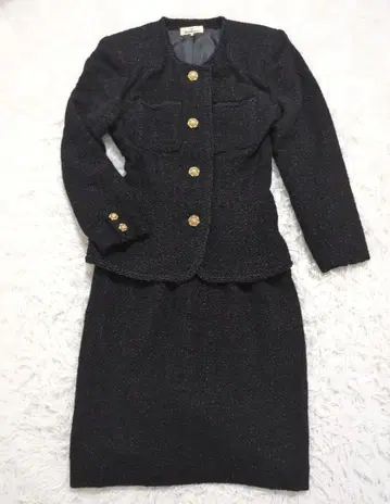 쇼와 버블 셋업 라메 금 버튼 수트 빈티지