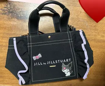 질 바이 질 스튜어트 쿠로미 x 프릴 토트백 블랙