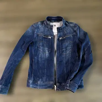지스타 로우 다크 블루 데님 자켓 XS