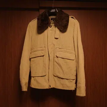 A.P.C. 굵은 폭 코듀로이 자켓 플라이트 자켓 보아 자켓