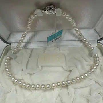 진주 목걸이 라운드 쉐이프 감정서 포함