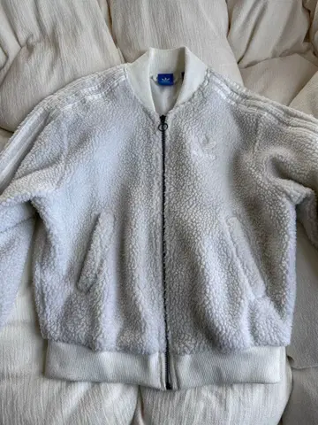 adidas 플리스 자켓 M 화이트