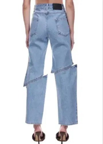 leje 슬래시 데님 청바지