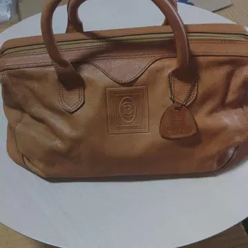 [ 천연 가죽 ] 미니 보스턴 백