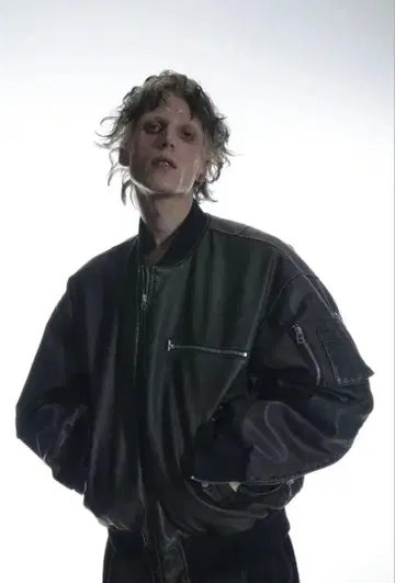 GRAILZ BOMBER LEATHER JACKET