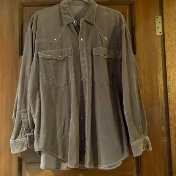 Papas 코듀로이 긴팔 셔츠 브라운 M