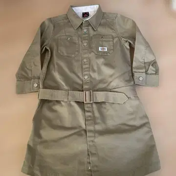 레어 X-girl x Dickies TWILL DRESS 콜라보 원피스