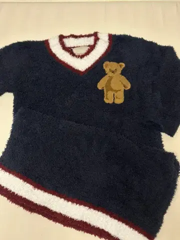 GELATO PIQUE 테디베어 V넥 룸웨어