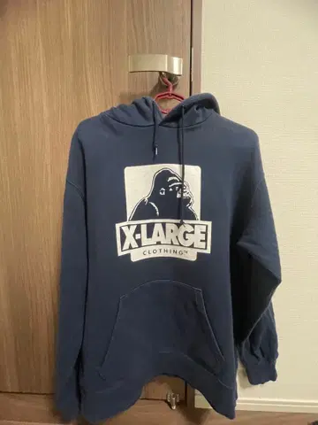 X-LARGE 네이비 후드티 M 사이즈