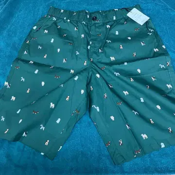 폴 스미스 강아지 패턴 그린 하프 팬츠 L
