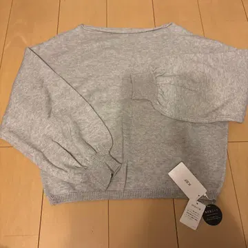 택 포함 새상품 KBF 워셔블 라이트 돌먼 니트