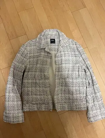 ZARA 텍스처 크롭 재킷