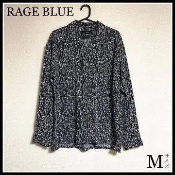 RAGEBLUE(레이지블루) 패턴 셔츠 멋진 셔츠 남성용 M