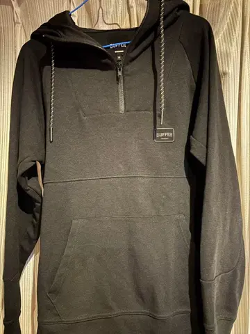 새상품급 더퍼 후드티 블랙