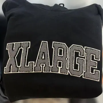 XLARGE 블랙 후드티 L 사이즈