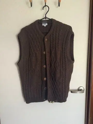 COUNTRY STYLE 케이블 니트 베스트 사이즈 50