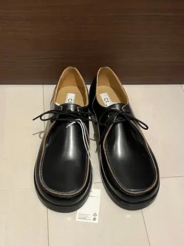 COS 코스 블랙 가죽 신발 39